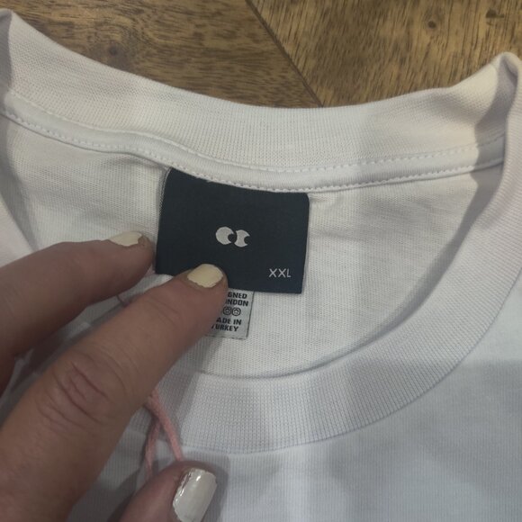 Lazy Oaf  Oaf Post Tee size XXL UNISEX oversized (fits 2x-3x) - Picture 4 of 5